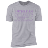 T-Shirts Heather Grey / X-Small I Myself Am Strange And Unusual Men's Premium T-Shirt