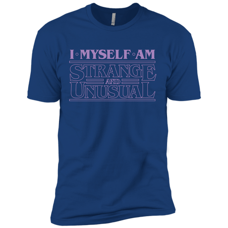 I Myself Am Strange And Unusual Men's Premium T-Shirt