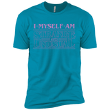 T-Shirts Turquoise / X-Small I Myself Am Strange And Unusual Men's Premium T-Shirt