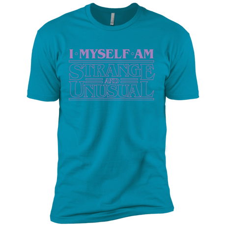 T-Shirts Turquoise / X-Small I Myself Am Strange And Unusual Men's Premium T-Shirt