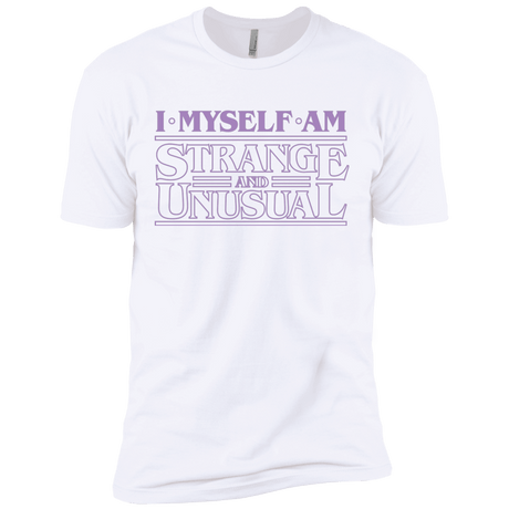 T-Shirts White / X-Small I Myself Am Strange And Unusual Men's Premium T-Shirt