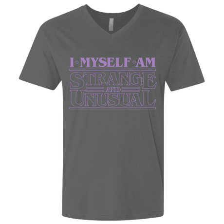 T-Shirts Heavy Metal / X-Small I Myself Am Strange And Unusual Men's Premium V-Neck