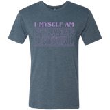 T-Shirts Indigo / Small I Myself Am Strange And Unusual Men's Triblend T-Shirt