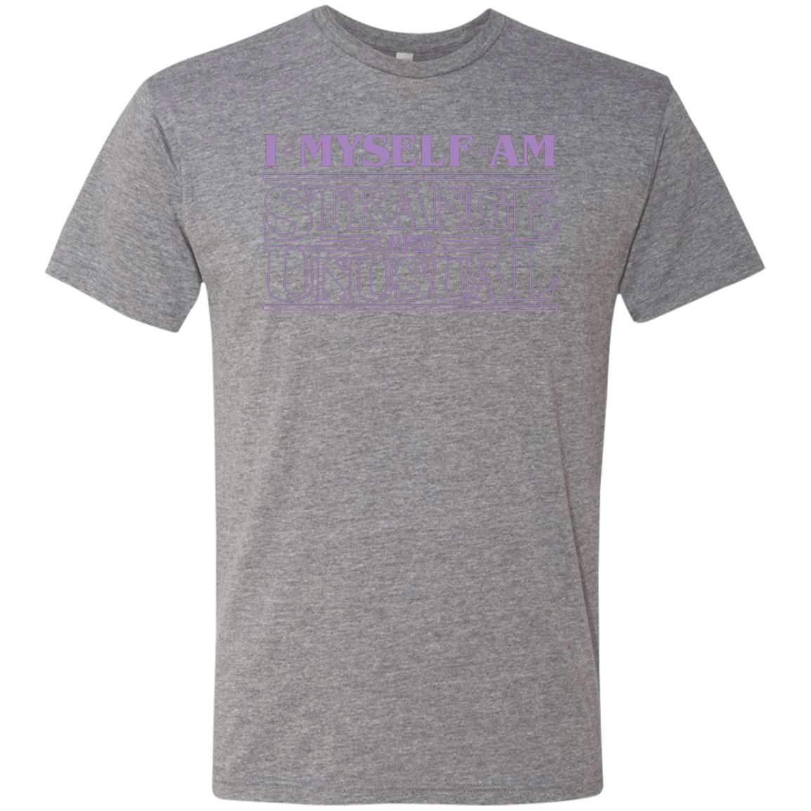 T-Shirts Premium Heather / Small I Myself Am Strange And Unusual Men's Triblend T-Shirt