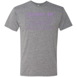 T-Shirts Premium Heather / Small I Myself Am Strange And Unusual Men's Triblend T-Shirt