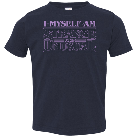 T-Shirts Navy / 2T I Myself Am Strange And Unusual Toddler Premium T-Shirt