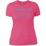 T-Shirts Hot Pink / X-Small I Myself Am Strange And Unusual Women's Premium T-Shirt