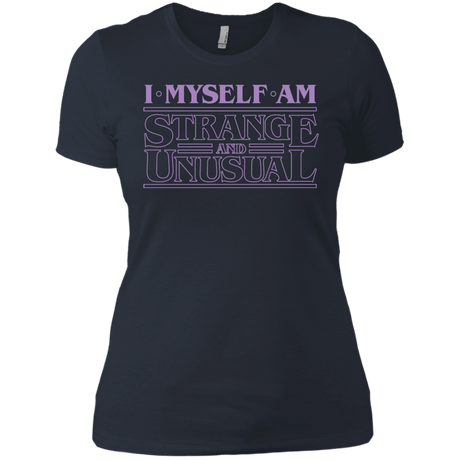 T-Shirts Indigo / X-Small I Myself Am Strange And Unusual Women's Premium T-Shirt