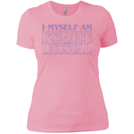 T-Shirts Light Pink / X-Small I Myself Am Strange And Unusual Women's Premium T-Shirt