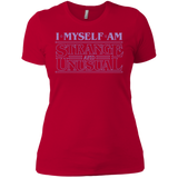 T-Shirts Red / X-Small I Myself Am Strange And Unusual Women's Premium T-Shirt