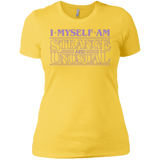 T-Shirts Vibrant Yellow / X-Small I Myself Am Strange And Unusual Women's Premium T-Shirt