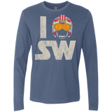 T-Shirts Indigo / Small I Pilot SW Men's Premium Long Sleeve