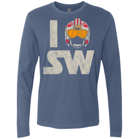 T-Shirts Indigo / Small I Pilot SW Men's Premium Long Sleeve