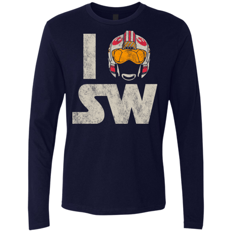 T-Shirts Midnight Navy / Small I Pilot SW Men's Premium Long Sleeve