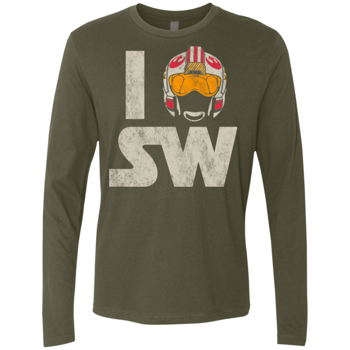 T-Shirts Military Green / Small I Pilot SW Men's Premium Long Sleeve
