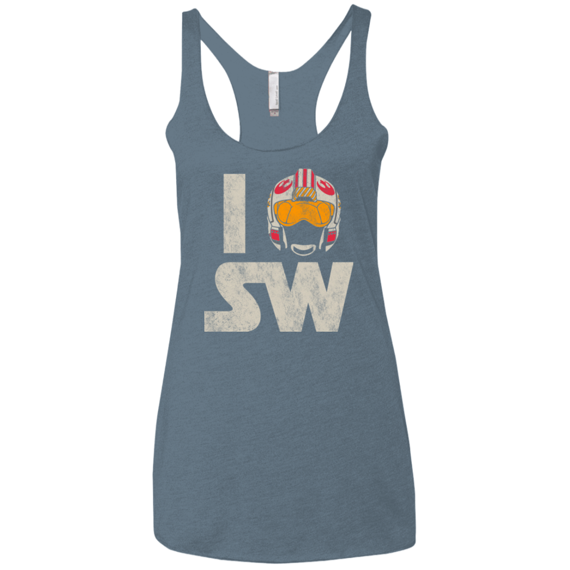 T-Shirts Indigo / X-Small I Pilot SW Women's Triblend Racerback Tank