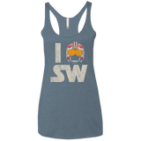 T-Shirts Indigo / X-Small I Pilot SW Women's Triblend Racerback Tank