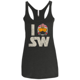 T-Shirts Vintage Black / X-Small I Pilot SW Women's Triblend Racerback Tank