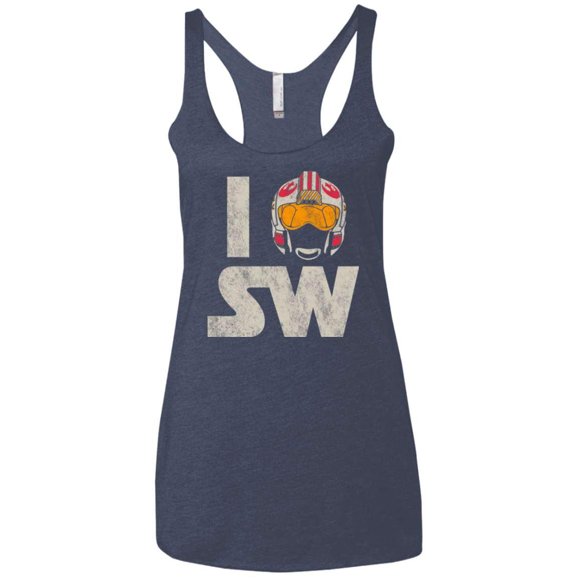 T-Shirts Vintage Navy / X-Small I Pilot SW Women's Triblend Racerback Tank