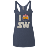 T-Shirts Vintage Navy / X-Small I Pilot SW Women's Triblend Racerback Tank