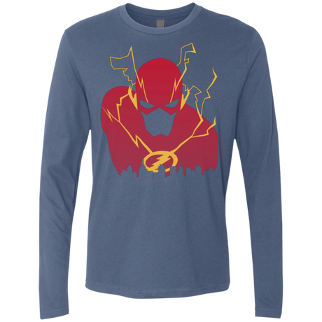 T-Shirts Indigo / Small I Protect this City TF Men's Premium Long Sleeve
