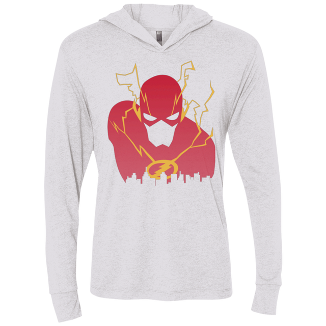 T-Shirts Heather White / X-Small I Protect this City TF Triblend Long Sleeve Hoodie Tee