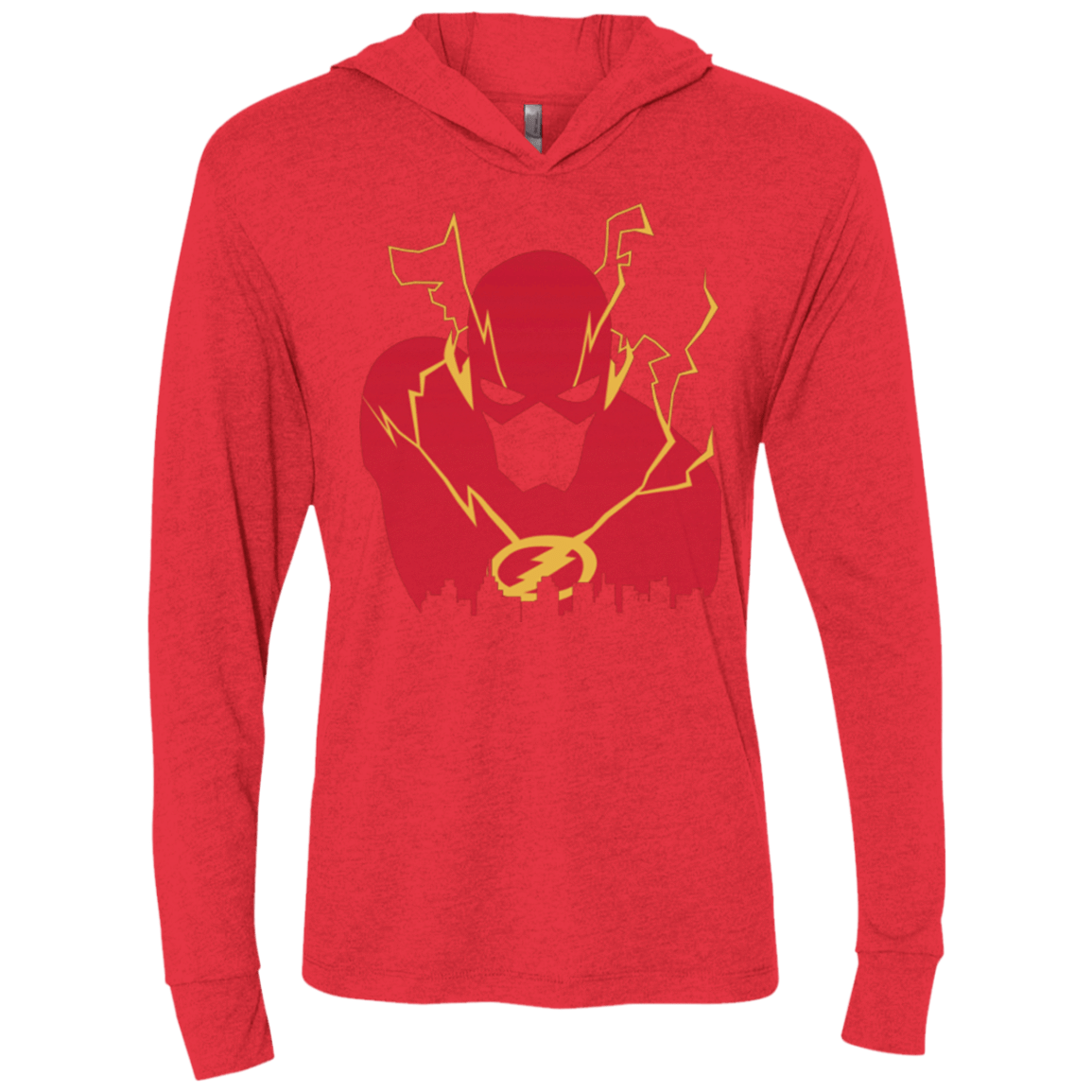 T-Shirts Vintage Red / X-Small I Protect this City TF Triblend Long Sleeve Hoodie Tee