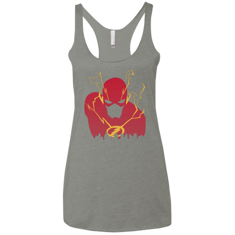 T-Shirts Venetian Grey / X-Small I Protect this City TF Women's Triblend Racerback Tank