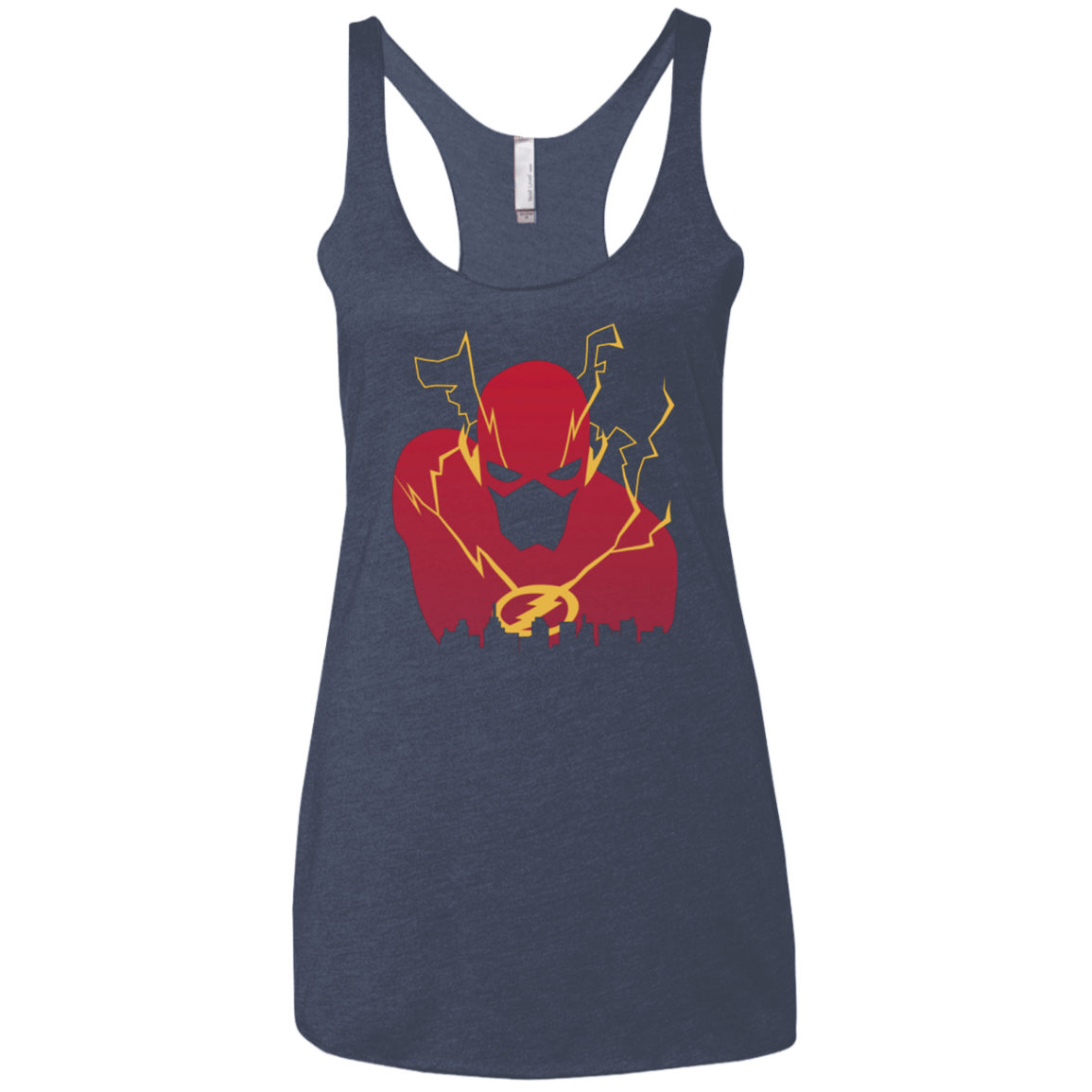 T-Shirts Vintage Navy / X-Small I Protect this City TF Women's Triblend Racerback Tank