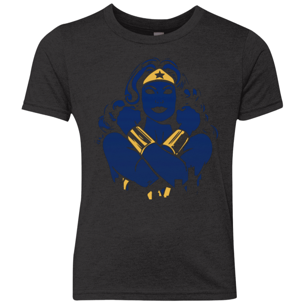 T-Shirts Vintage Black / YXS I Protect this City WW Youth Triblend T-Shirt