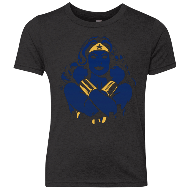 T-Shirts Vintage Black / YXS I Protect this City WW Youth Triblend T-Shirt