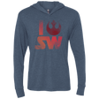 T-Shirts Indigo / X-Small I Rebel SW Triblend Long Sleeve Hoodie Tee