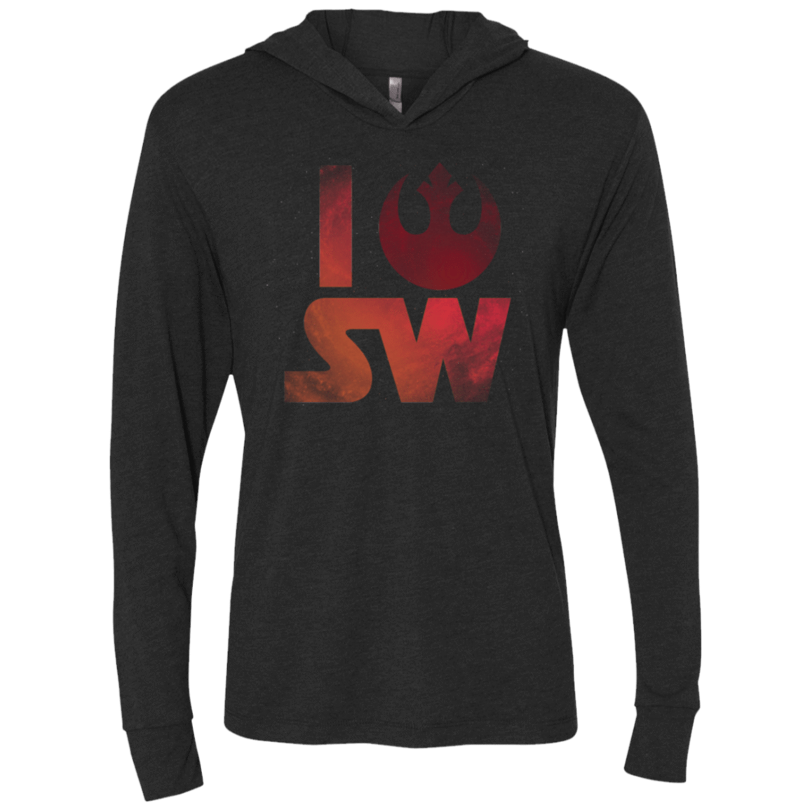 T-Shirts Vintage Black / X-Small I Rebel SW Triblend Long Sleeve Hoodie Tee