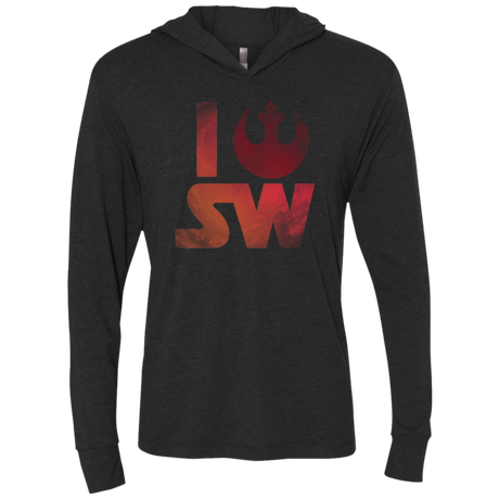 T-Shirts Vintage Black / X-Small I Rebel SW Triblend Long Sleeve Hoodie Tee