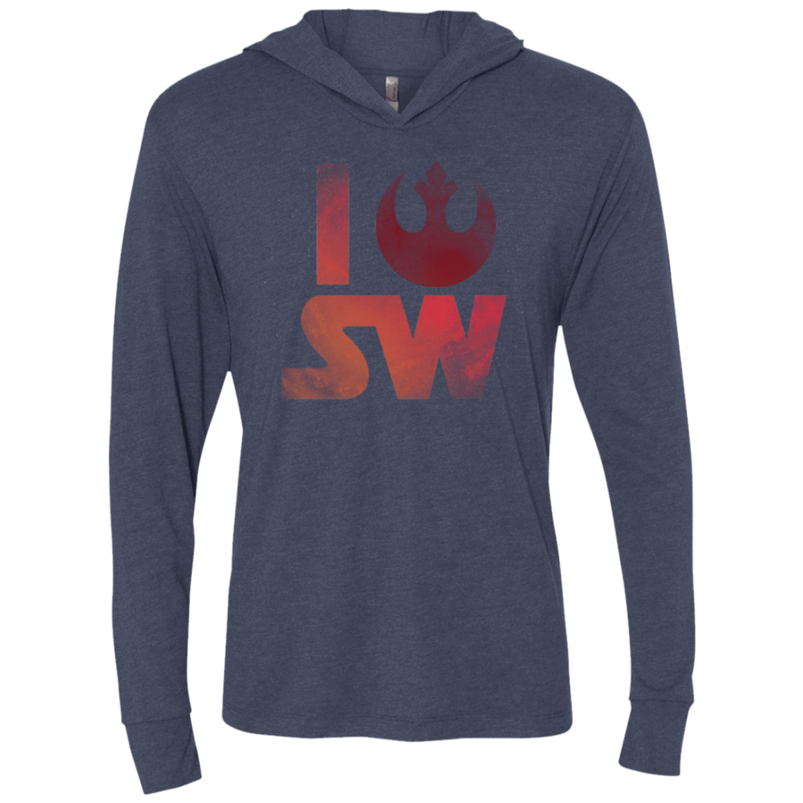 T-Shirts Vintage Navy / X-Small I Rebel SW Triblend Long Sleeve Hoodie Tee