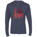 T-Shirts Vintage Navy / X-Small I Rebel SW Triblend Long Sleeve Hoodie Tee