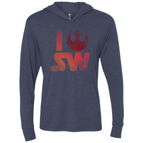 T-Shirts Vintage Navy / X-Small I Rebel SW Triblend Long Sleeve Hoodie Tee