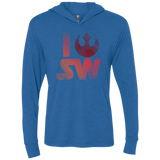 T-Shirts Vintage Royal / X-Small I Rebel SW Triblend Long Sleeve Hoodie Tee