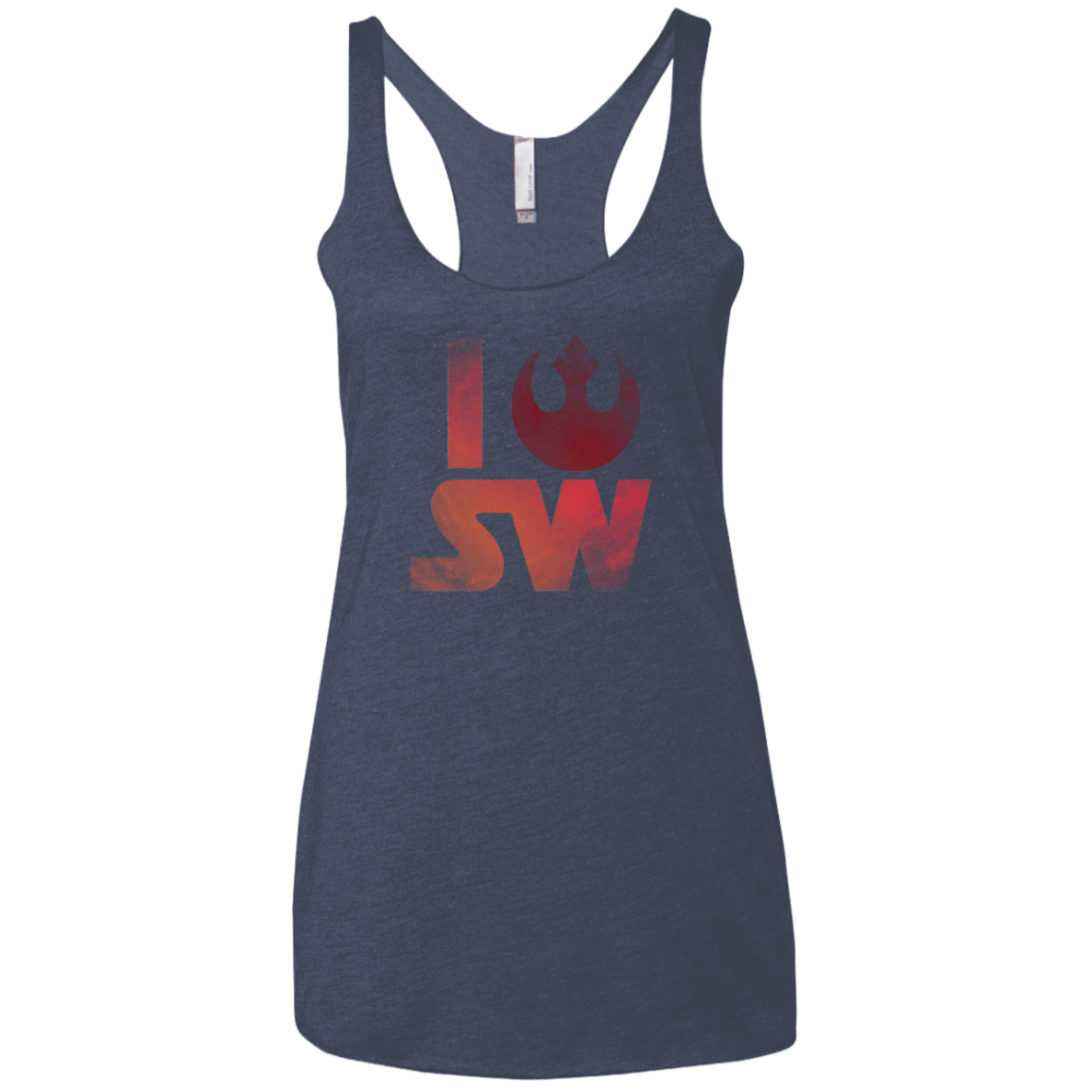 T-Shirts Vintage Navy / X-Small I Rebel SW Women's Triblend Racerback Tank