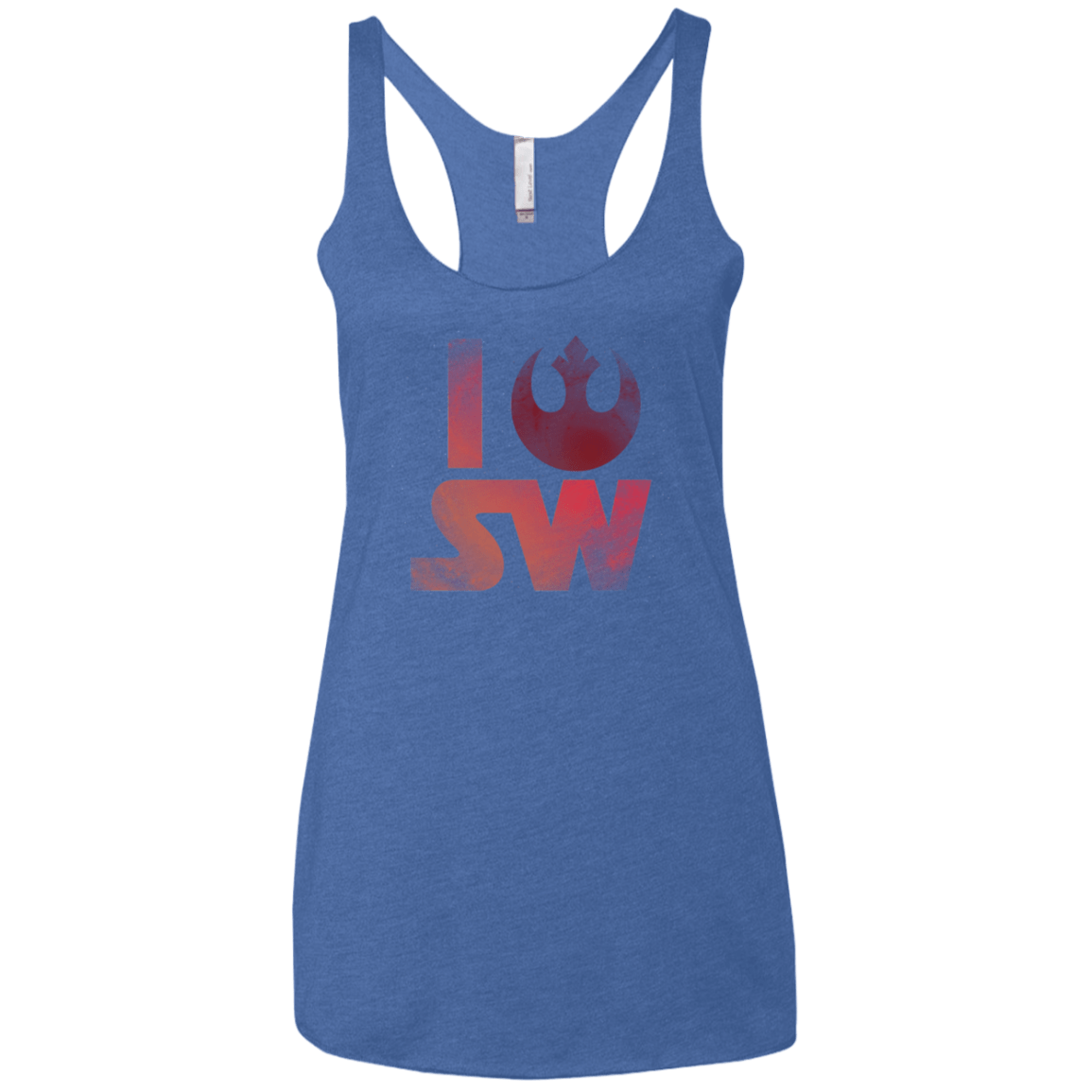 T-Shirts Vintage Royal / X-Small I Rebel SW Women's Triblend Racerback Tank