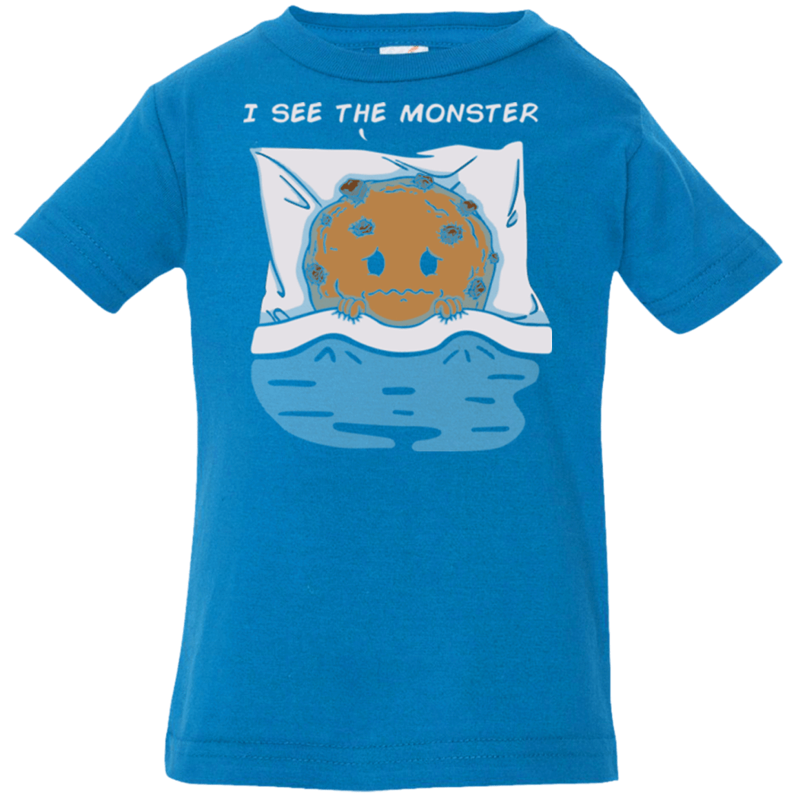 T-Shirts Cobalt / 6 Months I see the monster Infant Premium T-Shirt