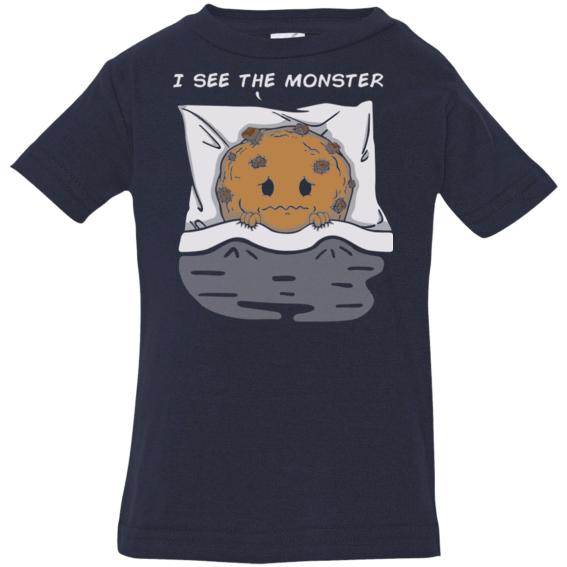 T-Shirts Navy / 6 Months I see the monster Infant Premium T-Shirt