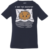T-Shirts Navy / 6 Months I see the monster Infant Premium T-Shirt