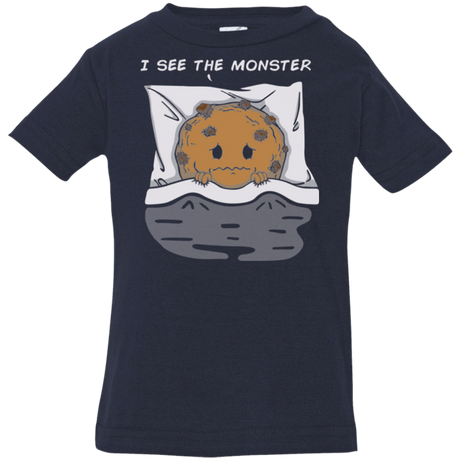 T-Shirts Navy / 6 Months I see the monster Infant Premium T-Shirt