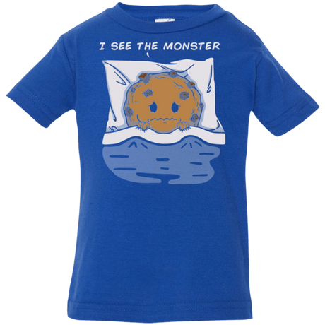 T-Shirts Royal / 6 Months I see the monster Infant Premium T-Shirt