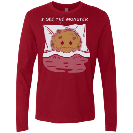 T-Shirts Cardinal / Small I see the monster Men's Premium Long Sleeve