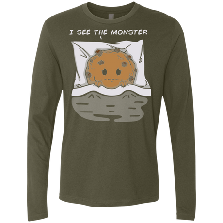 T-Shirts Military Green / Small I see the monster Men's Premium Long Sleeve