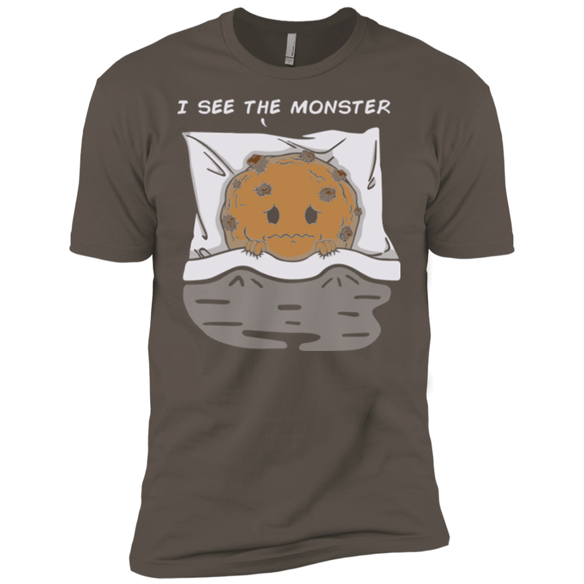 T-Shirts Warm Grey / X-Small I see the monster Men's Premium T-Shirt