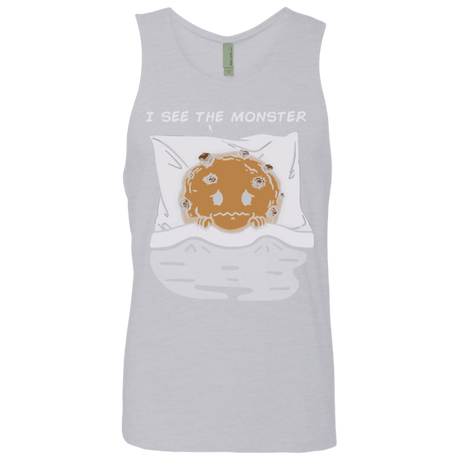 T-Shirts Heather Grey / Small I see the monster Men's Premium Tank Top