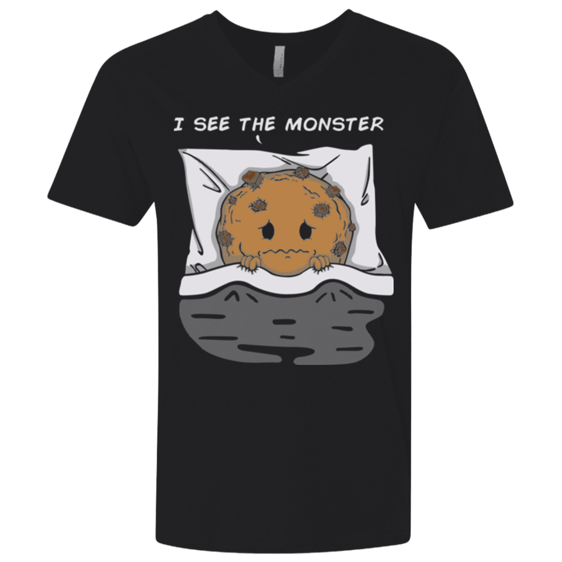 T-Shirts Black / X-Small I see the monster Men's Premium V-Neck
